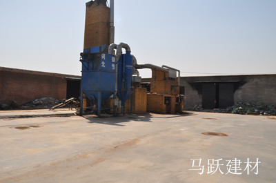 马跃建材清明节假日期间开展工厂地面硬化，工厂绿化工作